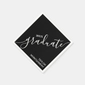 Einfache Graduierungspartei Serviette (Ecke)
