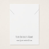 Einfache Grafikkarte für das Handschreiben von Nek (Vorderseite)