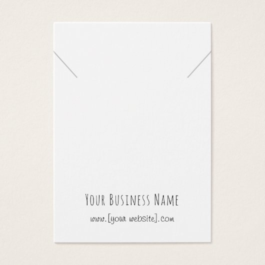 Einfache Grafikkarte für das Handschreiben von Nek (Vorderseite)