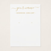 Einfache Grafikkarte für den Ohrring (Vorderseite)