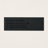 Einfache Grafikkarte mit weißem schwarzem Ohrring (Rückseite)