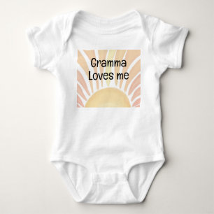 Einfache Grammatik Lieben, die ich Baby Undies Strampler