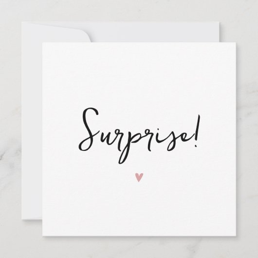 Einfache Grandeltern-Ankündigungskarte Ankündigung (Vorderseite)