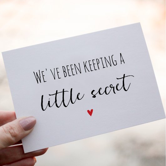 Einfache Grandeltern-Ankündigungskarte Ankündigung