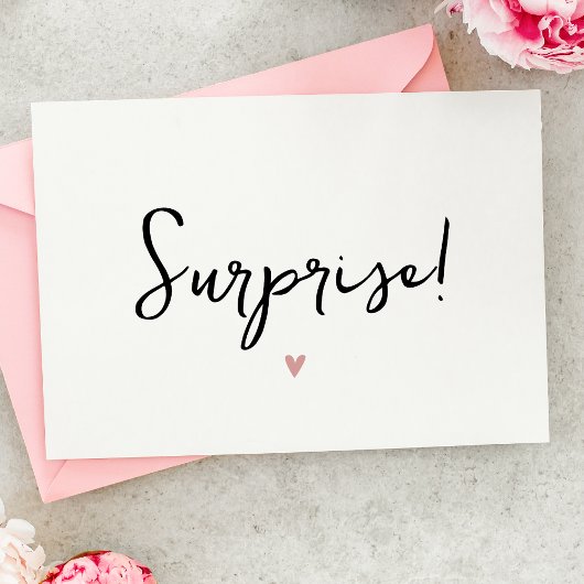 Einfache Grandeltern-Ankündigungskarte Ankündigung