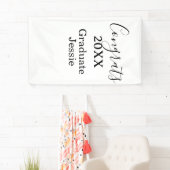 Einfache Gratulation zur Abschlussfeier minimal hi Banner (Insitu)