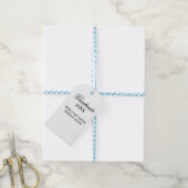 Einfache Gratulation zur minimalen Abschlussfeier Geschenkanhänger (Mit Garn)