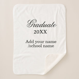 Einfache Gratulation zur minimalen Abschlussklasse Sherpadecke