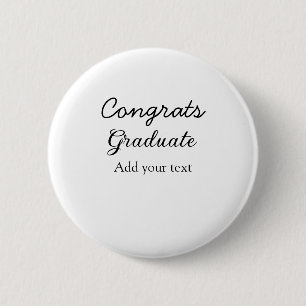 Einfache Gratulationen Abschluss hinzufügen Button