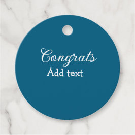 Einfache Gratulationen Abschluss hinzufügen Geschenkanhänger