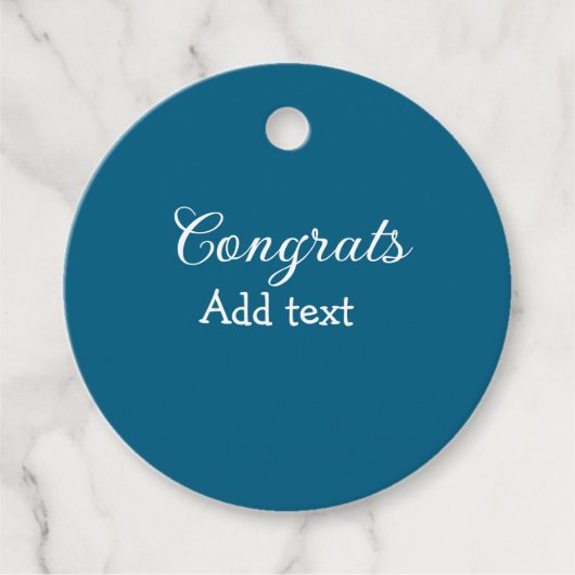 Einfache Gratulationen Abschluss hinzufügen Geschenkanhänger (Vorderseite)