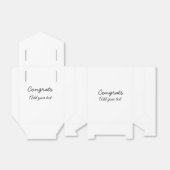 Einfache Gratulationen Abschluss hinzufügen Geschenkschachtel (Ungefaltet)