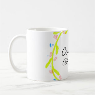 Einfache Gratulationen Abschluss hinzufügen Kaffeetasse