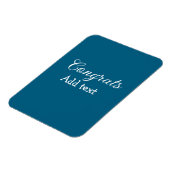 Einfache Gratulationen Abschluss hinzufügen Magnet (Linke Seite)