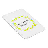 Einfache Gratulationen Abschluss hinzufügen Magnet (Rechte Seite)