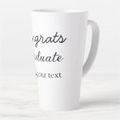 Einfache Gratulationen Abschluss hinzufügen Milchtasse (Rechte Ecke)