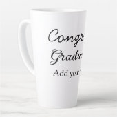 Einfache Gratulationen Abschluss hinzufügen Milchtasse (Linke Ecke)