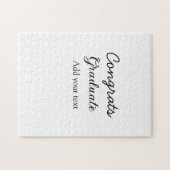 Einfache Gratulationen Abschluss hinzufügen Puzzle (Horizontal)