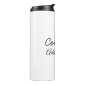 Einfache Gratulationen Abschluss hinzufügen Thermosbecher (Nach links gedreht)