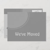 Einfache, graue Ankündigung (Vorne/Hinten)