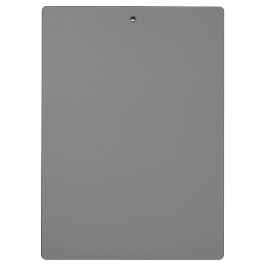Einfache graue Behörde® Klemmbrett (Rückseite)