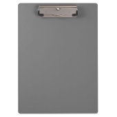 Einfache graue Behörde® Klemmbrett (Vorderseite)