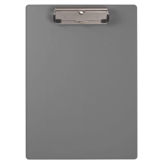 Einfache graue Behörde® Klemmbrett (Vorderseite)