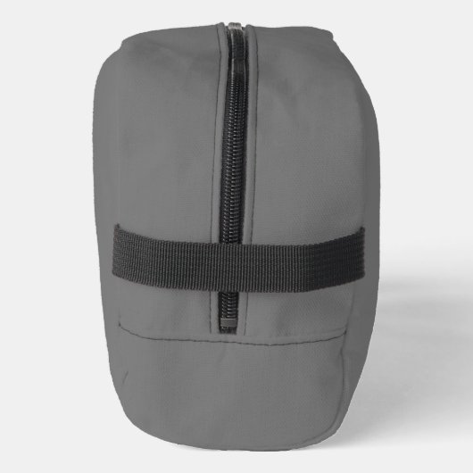 Einfache graue Behörde® Waschbeutel (Links)