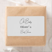 Einfache graue Elegant-Kinderdusche (Insitu)