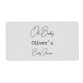 Einfache graue Elegant-Kinderdusche