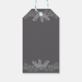 Einfache graue Linie Art Eukalyptus Wedding Gift T Geschenkanhänger (Rückseite)