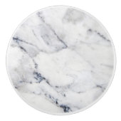 Einfache graue Marmortextur Keramikknauf (Vorderseite)