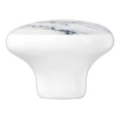 Einfache graue Marmortextur Keramikknauf (Seitenansicht)