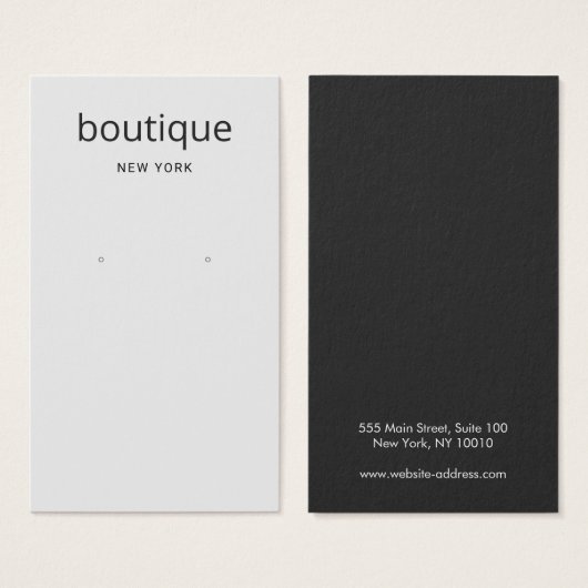 Einfache Graue, moderne, lange Erden-Grafikkarte (Vorne & Hinten)