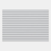 Einfache Graue Pinguin-Winter-Kinderdusche Geschenkpapier Set (Vorderseite 3)