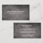 Einfache graue Stucco-Konstruktion Visitenkarte (Vorne/Hinten)