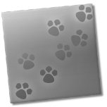 Einfache graue Tierpflasterfolie Fliese<br><div class="desc">Niedliche,  graue Tierpflaster drucken Muster. Dieses niedliche kleine Tierbild eignet sich hervorragend für Liebhaber von Haustieren überall oder sogar für Tierärzte,  Hundezüchter oder Hundewaschen. Der hellgraue Hintergrund und die dunkelgrauen Pfotendrucke in einem verstreuten Muster.</div>