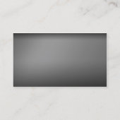 Einfache graue Wimper-Erweiterungs-Karte Visitenkarte (Rückseite)