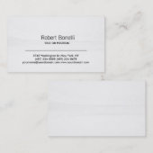 Einfache Graumuster Schlicht Moderne Visitenkarte (Vorne/Hinten)