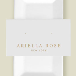 Einfache Gray Crafter Earring Juwelier Display Car