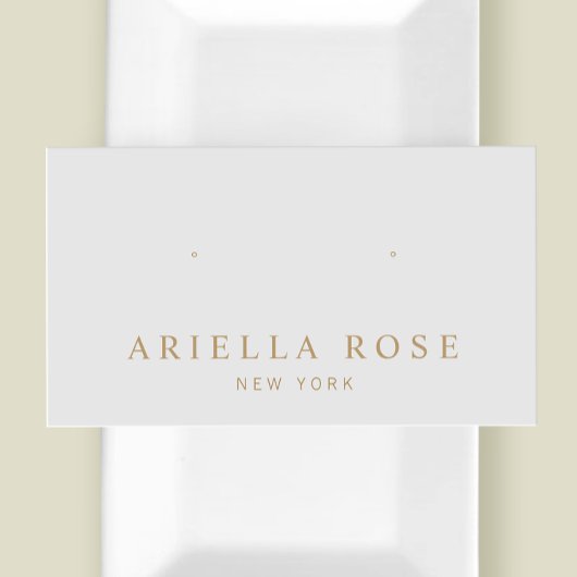 Einfache Gray Crafter Earring Juwelier Display Car