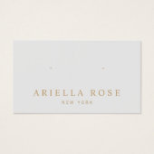 Einfache Gray Crafter Earring Juwelier Display Car (Vorderseite)