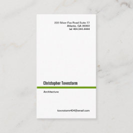 Einfache Grenze-Vertikale-Visitenkarte Visitenkarte