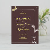 EINFACHE GRENZGRENZE WETTBEWERBSREIHENDESIGN / WEI FOLIENEINLADUNG (Stehend vorne)