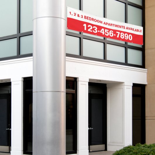 Einfache große Apartmentanlage anpassen Banner (Äußeres Gebäude)