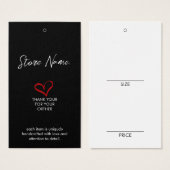 Einfache Größe der Kleidung ändern Anzeigenpreisma (Vorne & Hinten)