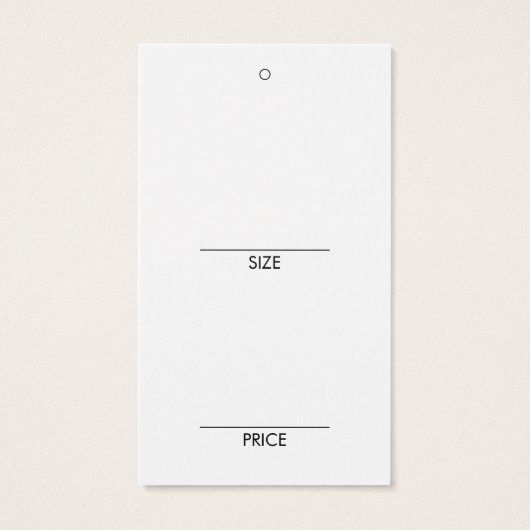 Einfache Größe der Kleidung ändern Anzeigenpreisma (Rückseite)