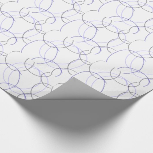 Einfache grüne Aquarellfarbe abstrakt Logo hinzufü Geschenkpapier (Ecke)