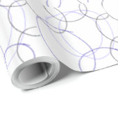 Einfache grüne Aquarellfarbe abstrakt Logo hinzufü Geschenkpapier (Rolleneckpunkt)