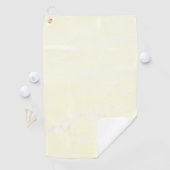 Einfache grüne Aquarellfarbe abstrakt Logo hinzufü Golfhandtuch (Insitu)